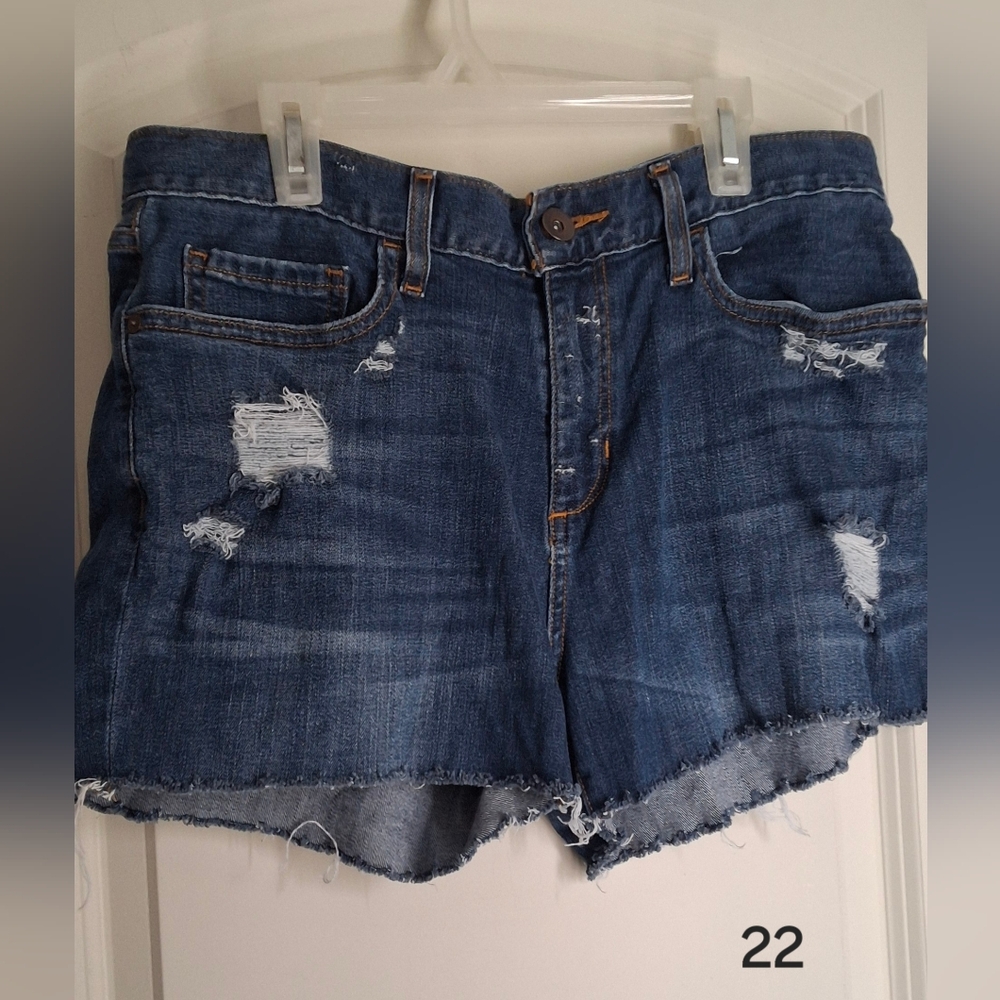 Stylus Blue Denim Cutoff Shorts 29/8 Casual Streetwear